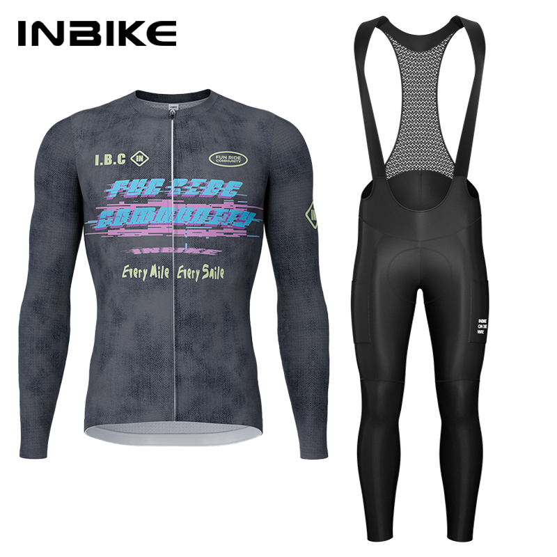 Cycling Community - INBIKE весенне-осенний велосипедный комплект, велосипедный трикотаж,