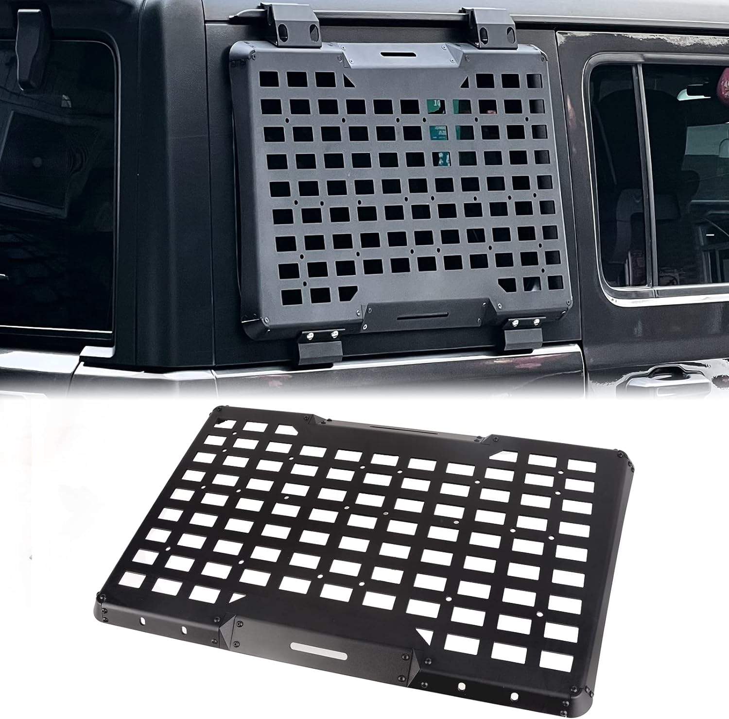 Cargo Rack Aluminum - Модульная панель-органайзер Molle на заднее правое