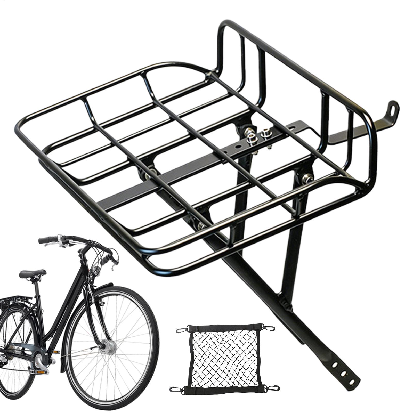 Cargo Rack Aluminum - Быстросъемная передняя велосипедная корзина большой вместимости,