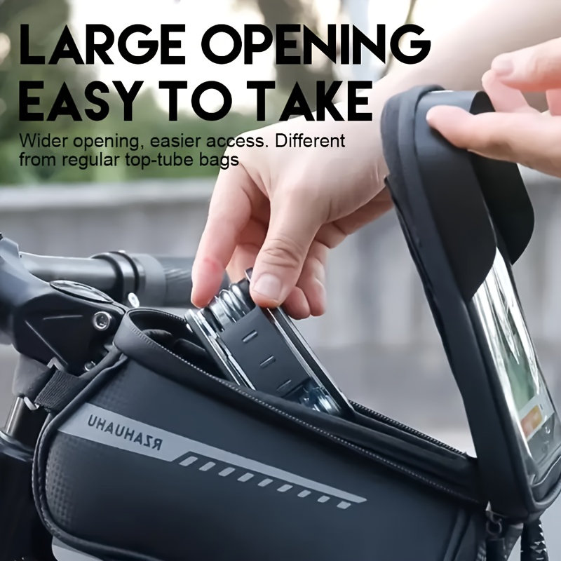 Модная черная сумка-держатель  – обзор и цена Commuter Biking